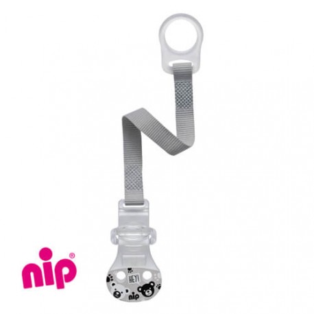NIP - Attache-tétine, Gris NIP - Attache-tétine, Gris