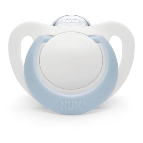 NUK Star, Maat 0 ( 0-2 maanden), Anatomisch - Silicone, Speen met naam NUK Star, Maat 0 ( 0-2 maanden), Anatomisch - Silicone, Speen met naam