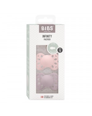BIBS Infinity lot de 2,  Size 1 (0-6 m), Anatomique - Silicone