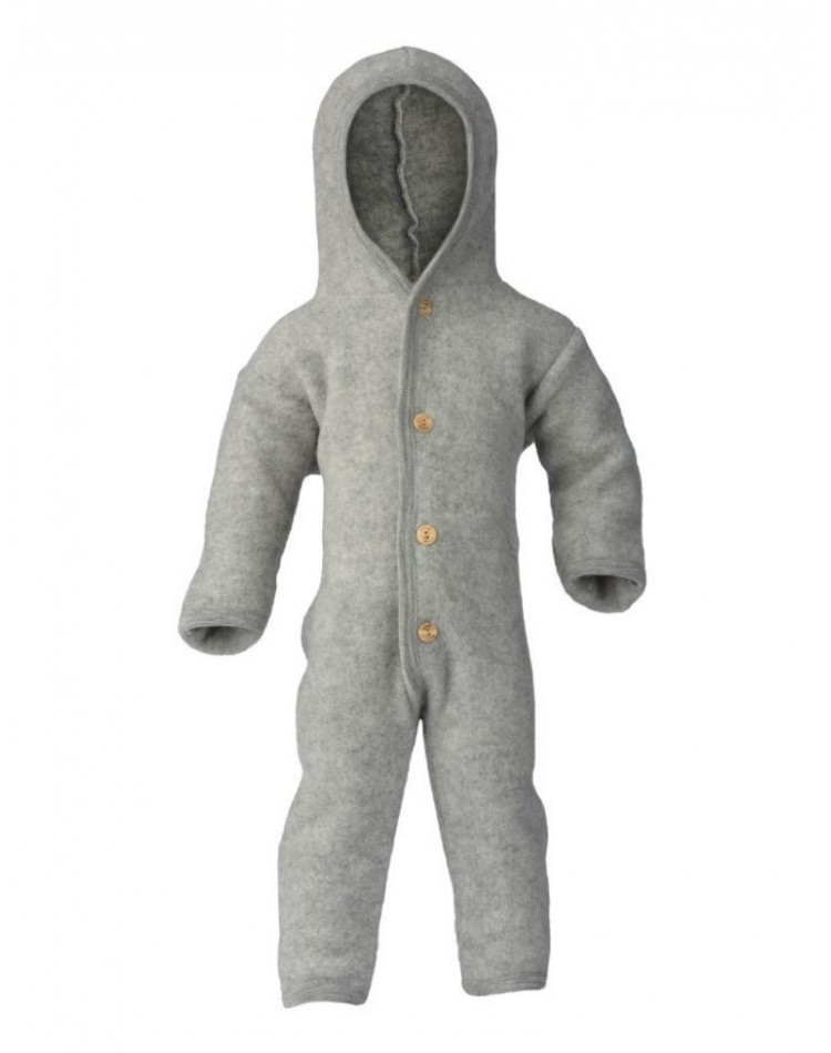 Eendelige overall van 100% merinowo Eendelige overall van 100% merinowo