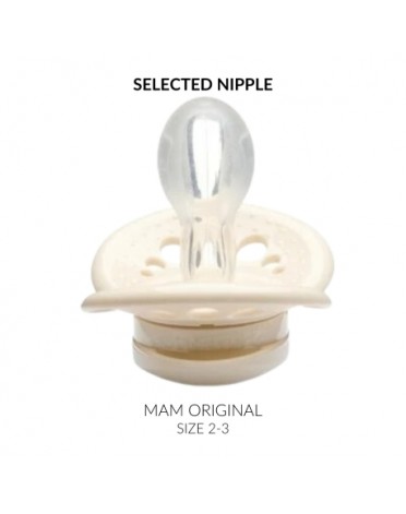 MAM Original,  Maat 2 (6-16m), Symmetrisch - Silicone, Gepersonaliseerde spenen