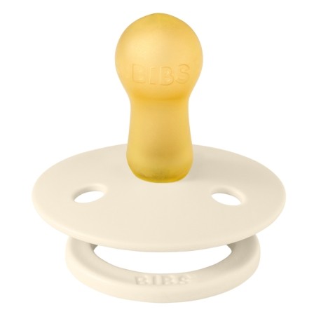 BIBS Colour, Maat 2 (6+ maanden), Rond - Latex, Speen met naam, 8-pack