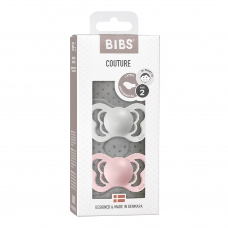 BIBS Couture – 2 kpl, Koko 2 (yli 6 kk), Anatominen – Lateksi