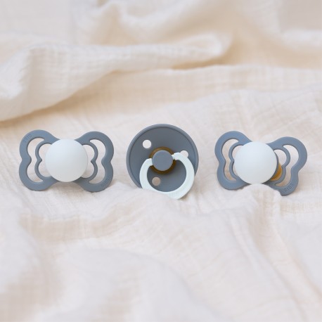BIBS Couture Night Glow, Koko 1 (0-6 kk), Anatominen – Silikoni