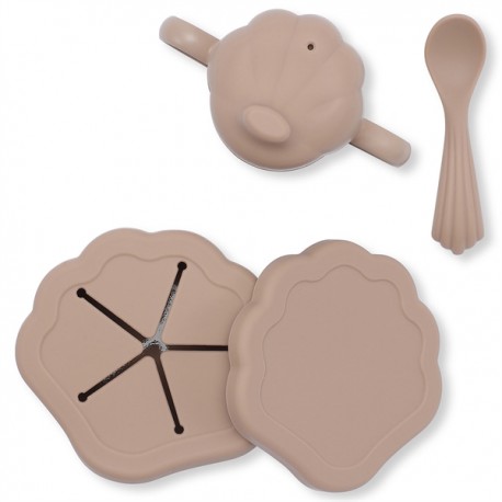 Konges Sløjd, Set coquillage, Set vaisselle 3 pièces Blush, Disponible en différentes versions Konges Sløjd, Set coquillage, Set vaisselle 3 pièces Blush, Disponible en différentes versions