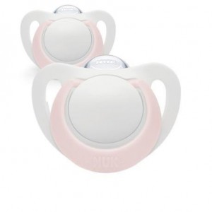 NUK Star,  Maat 1 (0-6 maanden),  Anatomisch - Silicone