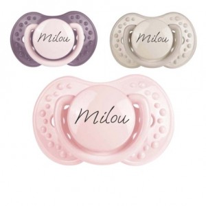 LOVI Day, Maat 2 (6+ maanden), Symmetrisch - Silicone, Speen met naam