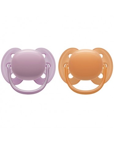 PHILIPS AVENT Ultra Soft - 2 stucks, Maat 2 (6-18 maanden), Symmetrisch - siliconen
