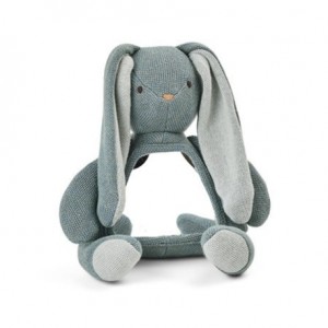 SMALLSTUFF, Aktivitets kanin med speil, Soft blue and green