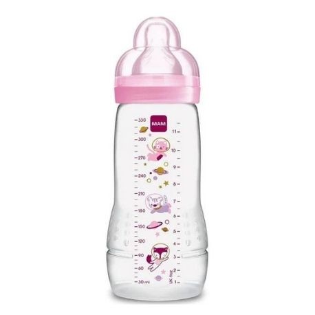 MAM, Easy Active Baby Bottle, 330 ml., Pink MAM, Easy Active Baby Bottle, 330 ml., Pink