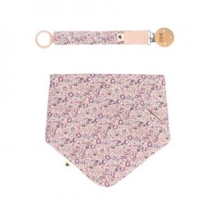 BIBS X LIBERTY, Bandanahaklap och napphållare i 2-pack