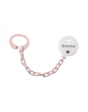 Personalised dummy clip, Round, Several colours available