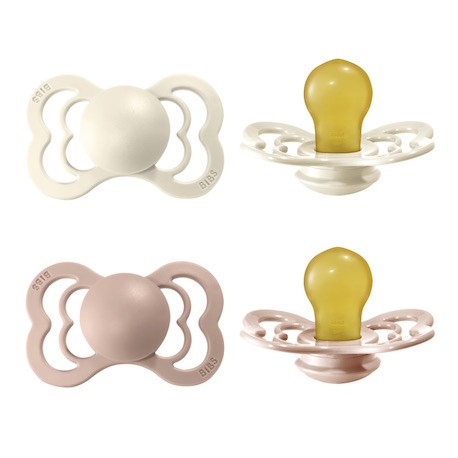 BIBS Supreme - 2 pack, Size 2 (6+ m), Symmetrical - Latex, BIBS Supreme - 2 pack, Size 2 (6+ m), Symmetrical - Latex,
